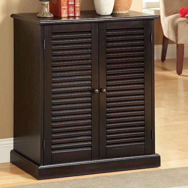 Della Espresso Shoe Cabinet Half Price Furniture