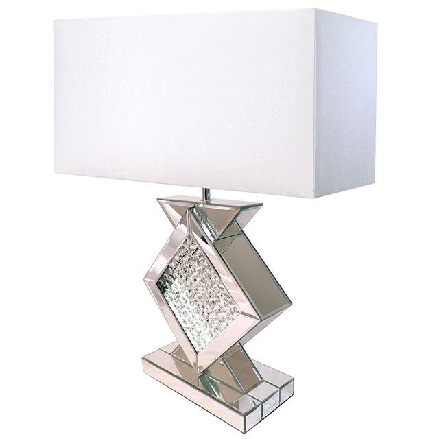 DESMA Table Lamp, Champagne/White Half Price Furniture