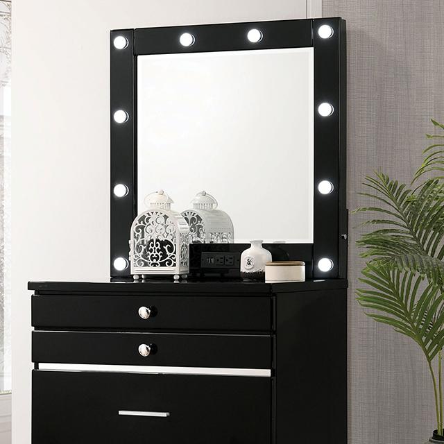 DESTINEE Vanity Set, Black Half Price Furniture