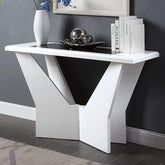 DUBENDORF Sofa Table, White Half Price Furniture