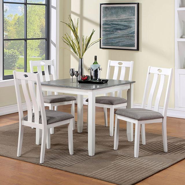 DUNSEITH 5 Pc. Dining Set Half Price Furniture