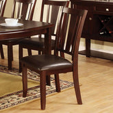 Edgewood I Espresso Side Chair (2/CTN) Half Price Furniture