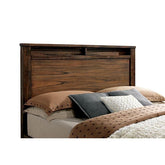 ELKTON Oak Cal.King Bed Half Price Furniture