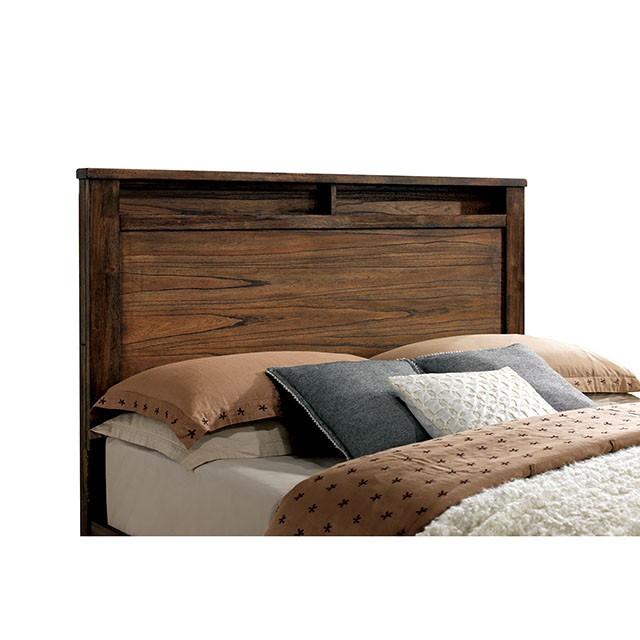 ELKTON Oak Cal.King Bed Half Price Furniture