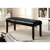 EMMONS I Dark Cherry/Espresso Bench Half Price Furniture