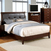 Enrico I Brown Cherry Cal.King Bed Half Price Furniture