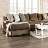 FARRINGDON Sectional, Brown Half Price Furniture