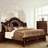 Flandreau Brown Cherry/Espresso E.King Bed Half Price Furniture