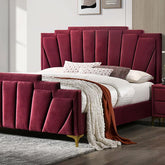 FLORIZEL E.King Bed, Red Half Price Furniture