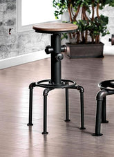 Foskey Antique Black Bar Stool (2/CTN) Half Price Furniture