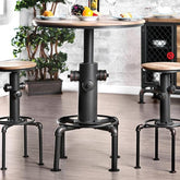 Foskey Antique Black Bar Table Half Price Furniture