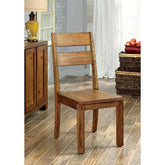 FRONTIER Dark Oak Side Chair (2/CTN) Half Price Furniture