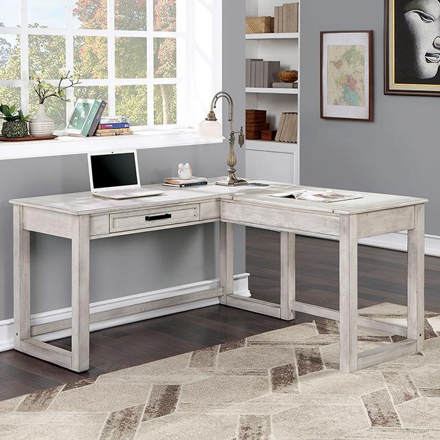 GALARGA Lift-top Corner Desk Half Price Furniture