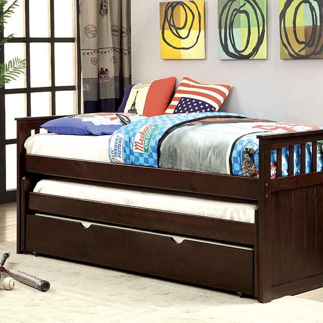 Gartel Espresso Nesting Daybed Half Price Furniture