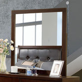 Gerico II Brown Cherry Mirror Half Price Furniture