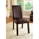 GLADSTONE I Dark Walnut Side Chair (2/CTN) Half Price Furniture