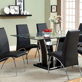 Glenview Black Dining Table Half Price Furniture