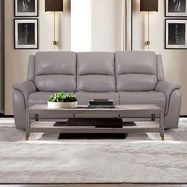 GORGIUS Power Sofa, Light Gray Half Price Furniture