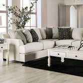 GUNNERSBURY Sectional, Beige Half Price Furniture