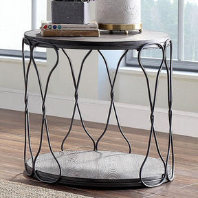 Hawdon Gray End Table Half Price Furniture