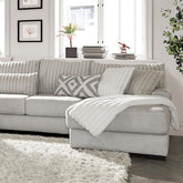 HERMISTON Sectional, Gray Half Price Furniture