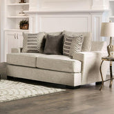 HOLBORN Loveseat, Beige Half Price Furniture