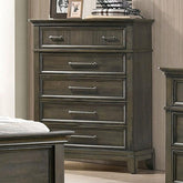 HOUSTON Chest, Gray Half Price Furniture