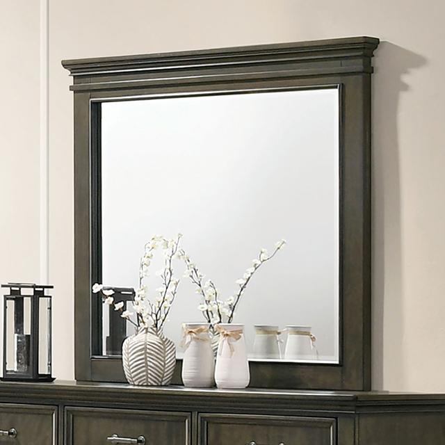 HOUSTON Mirror, Gray Half Price Furniture