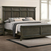 HOUSTON Queen Bed, Gray Half Price Furniture