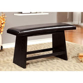 HURLEY Black Counter Ht. Bench Half Price Furniture