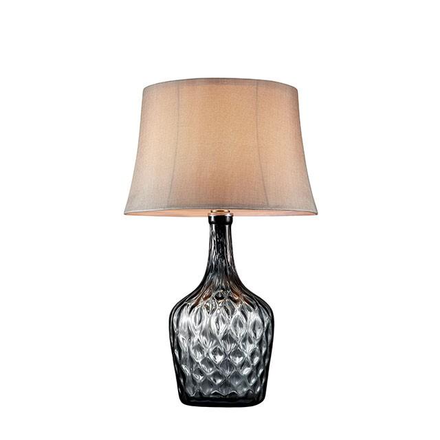 Jana Gray 30"H Gray Glass Table Lamp Half Price Furniture