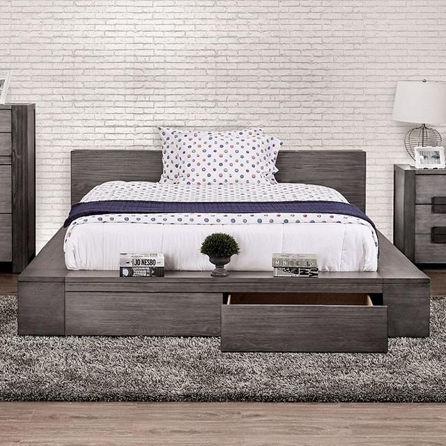 JANEIRO Cal.King Bed - Bed - Half Price Furniture