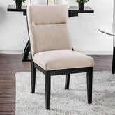 Jasmin Black/White Side Chair (2/CTN) Half Price Furniture