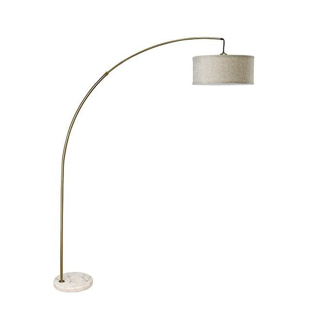 Jess Antique Gold Arch Lamp Half Price Furniture