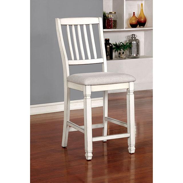 Kaliyah Antique White Counter Ht. Chair (2/CTN) Half Price Furniture