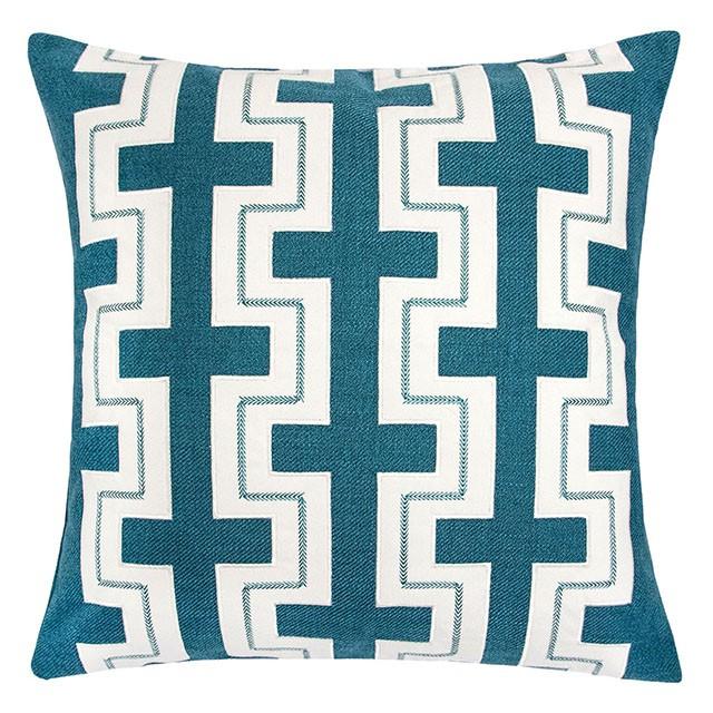 Kari Teal 20" X 20" Pillow, Turquoise Half Price Furniture