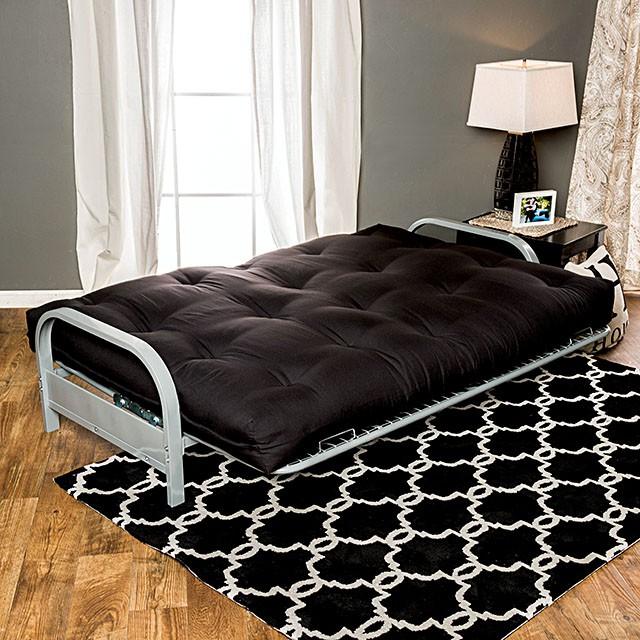 KNOX Black 8" Black Futon Mattress Half Price Furniture