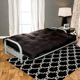 KNOX Black 8" Black Futon Mattress w/ Inner Spring Half Price Furniture