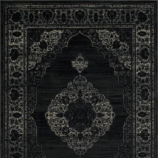 Kozlu Dark Gray 5' X 7' Area Rug Half Price Furniture