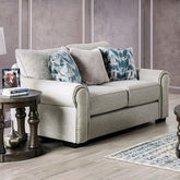 LAREDO Loveseat, Beige Half Price Furniture