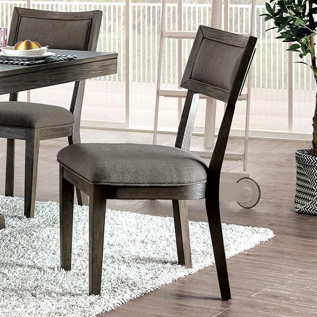 Leeds Gray Side Chair Half Price Furniture