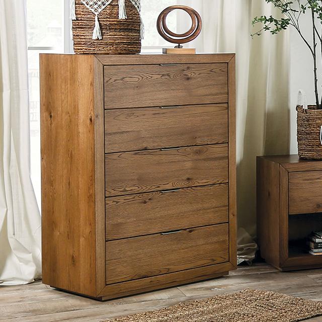 LEIRVIK Chest, Light Walnut Half Price Furniture