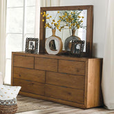 LEIRVIK Dresser, Light Walnut Half Price Furniture