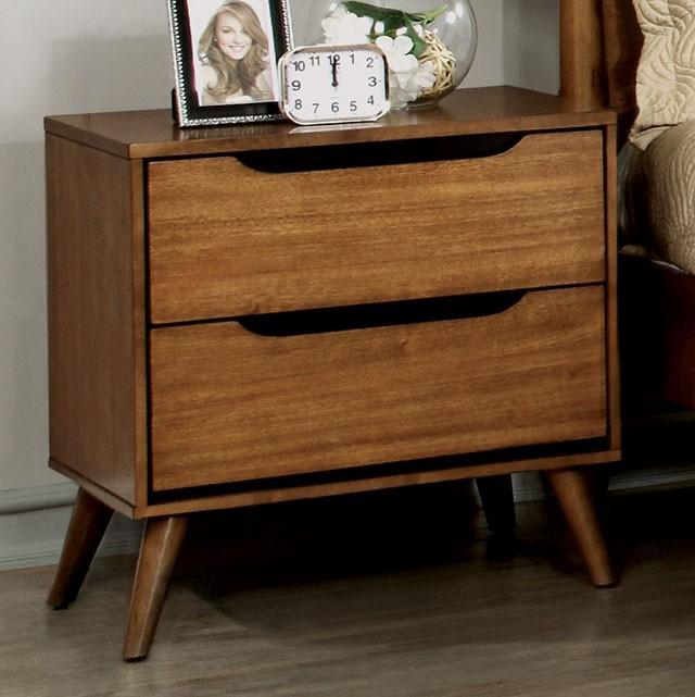 Lennart Oak Night Stand Half Price Furniture