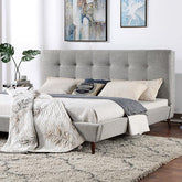 LEOMIN E.King Bed, Gray Half Price Furniture