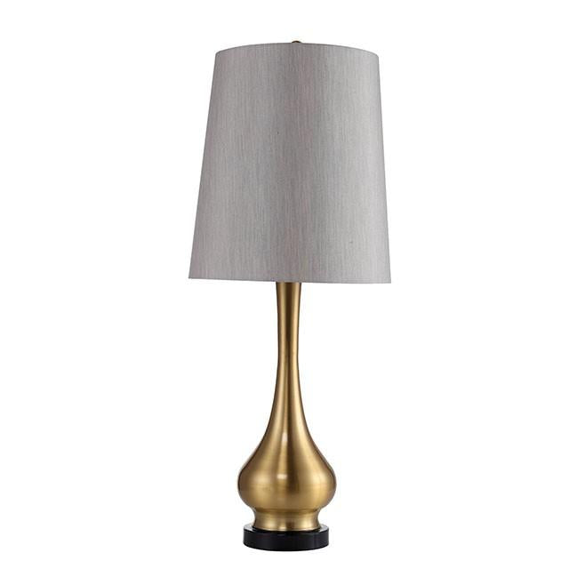 Lia Gold 13"H Table Lamp Half Price Furniture