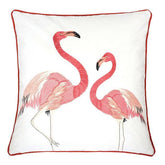 Lina Flamingo 20" X 20" Pillow, Pair Flamingo Half Price Furniture