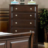 Litchville Brown Cherry Chest Half Price Furniture