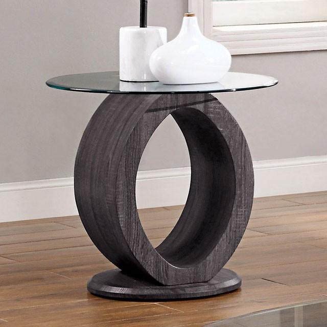 Lodia Gray End Table Half Price Furniture