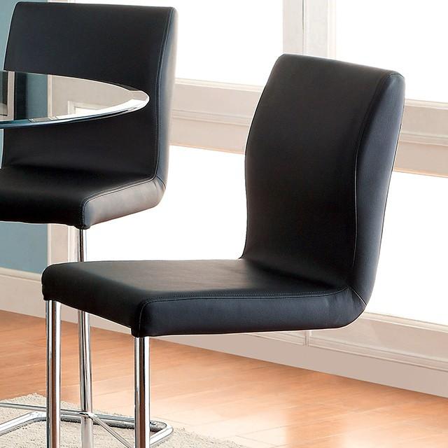 LODIA II Black Counter Ht. Chair Half Price Furniture